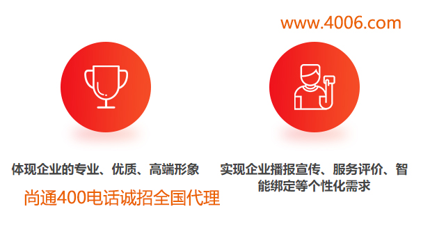 400電話體現(xiàn)企業(yè)專業(yè)、優(yōu)質(zhì)高端形象